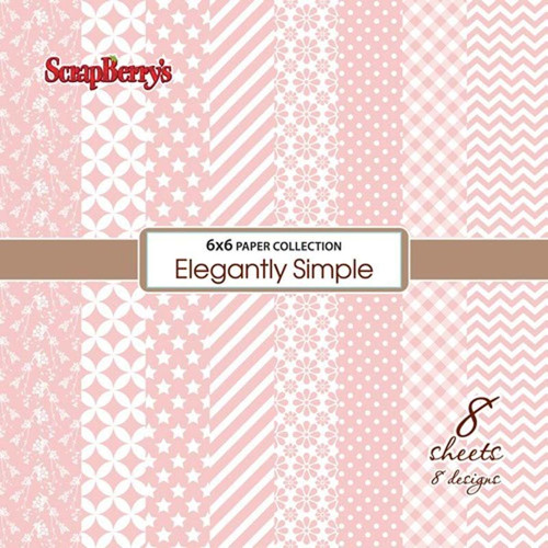 Set papírů (8ks) Elegantly Simple - Rose Quartz — foto 1