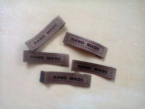 Štítky hand made