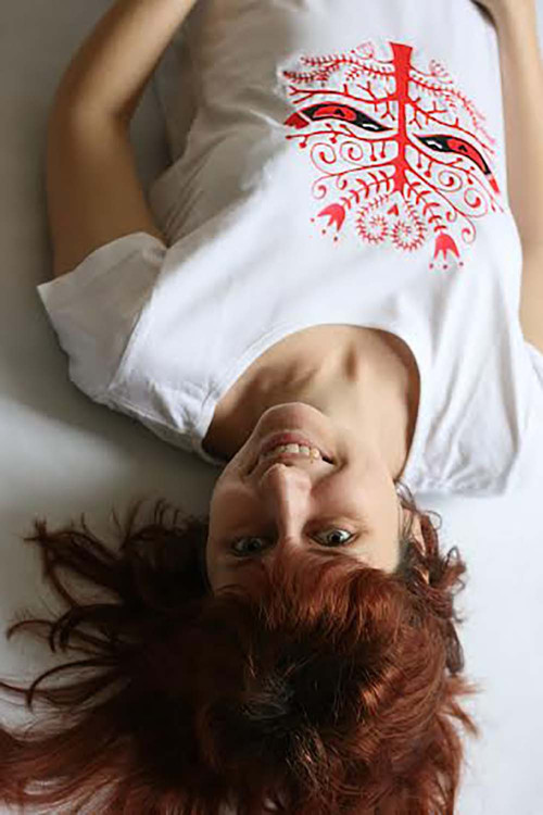 Lady folk (tričko klasik biele) — foto 1