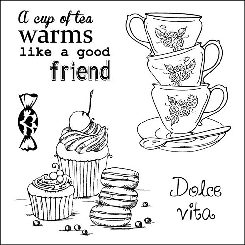 Razítka Afternoon Tea - Dolce Vita — foto 1