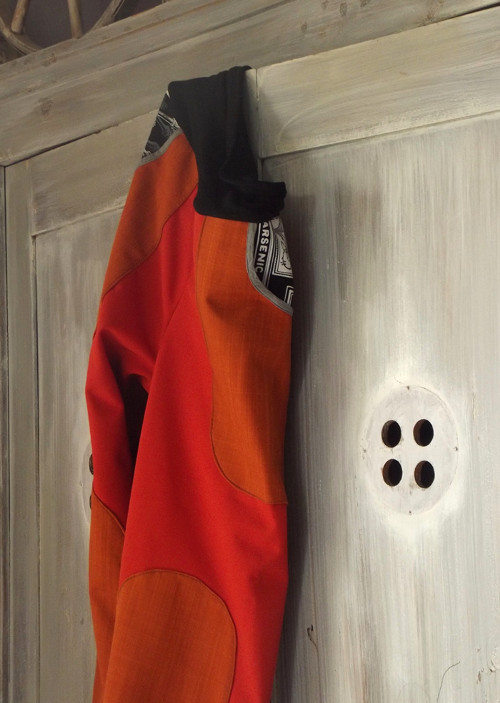 Kalhoty softshell oranž. cca 10 - 11let — foto 1