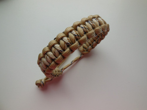 Paracord náramek - EDC - béžový — foto 1