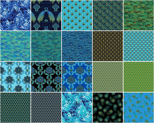 RHAPSODY IN BLUE - charm pack 42 ks — foto 1