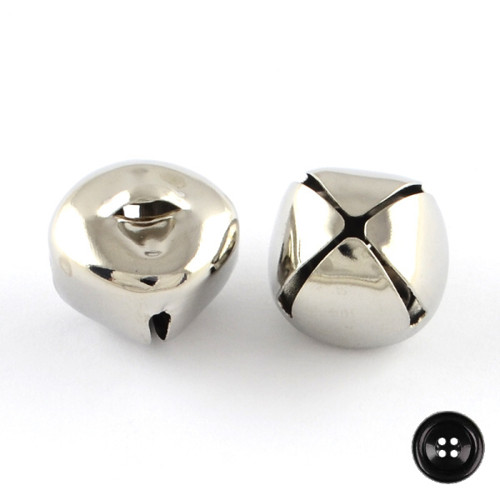 Rolničky 10mm (20ks) - Platina — foto 1