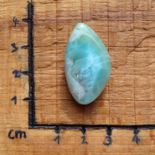 Larimar - Oboustranný Kabošon 30mm — foto 1