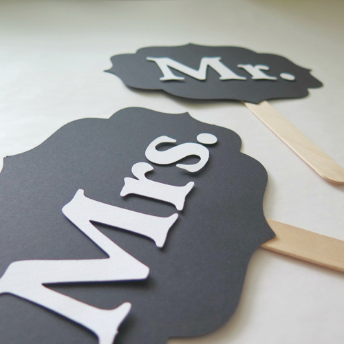 Cedulka Mr. Mrs. — foto 1