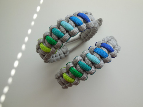 Paracord náramek - EDC - Pruhy — foto 1