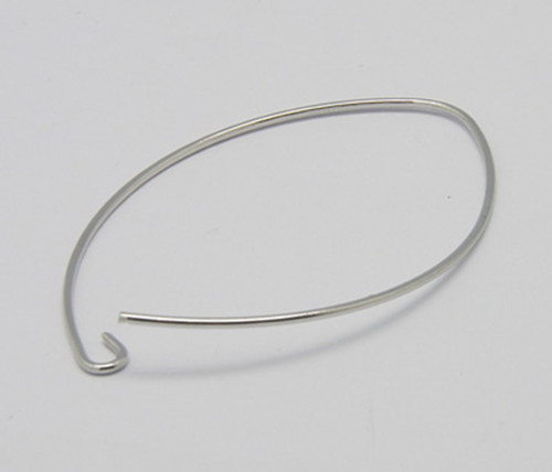 ZAvírací háčky/ platina/ 37x23mm/ 2ks