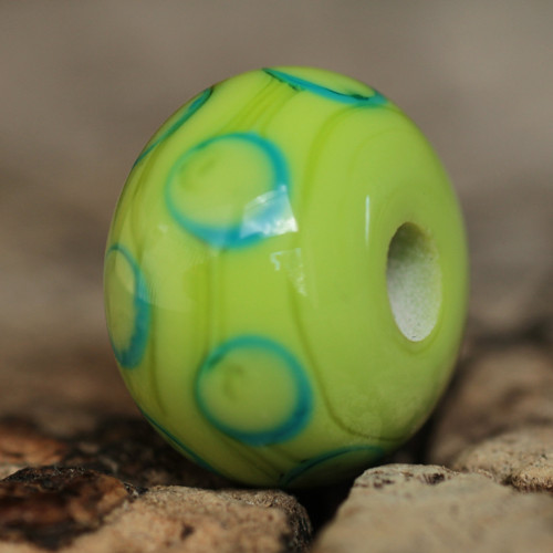 Vinutka modrozelená - průvlek 3,5 mm — foto 1