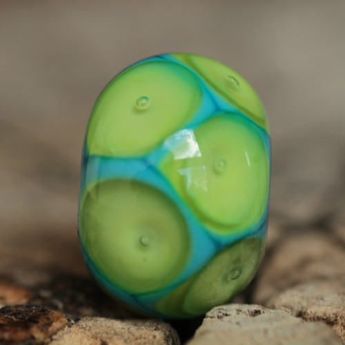 Vinutka modrozelená - průvlek 3,5 mm — foto 1