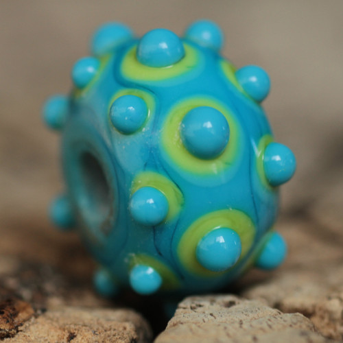 Vinutky modrozelená - průvlek 3,5 mm — foto 1
