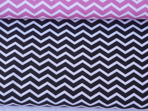 Drobný chevron (černá)- Francie š. 160cm — foto 1