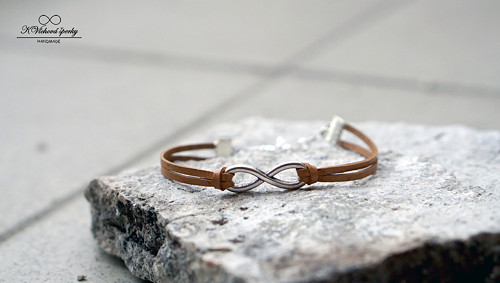 Simply silver infinity - světle hnědý — foto 1