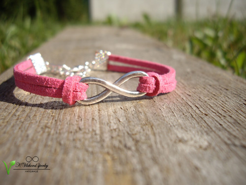 Simply pinky & silver infinity *VEGAN* — foto 1