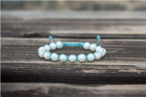 Shamballa náramek z perleti — foto 1