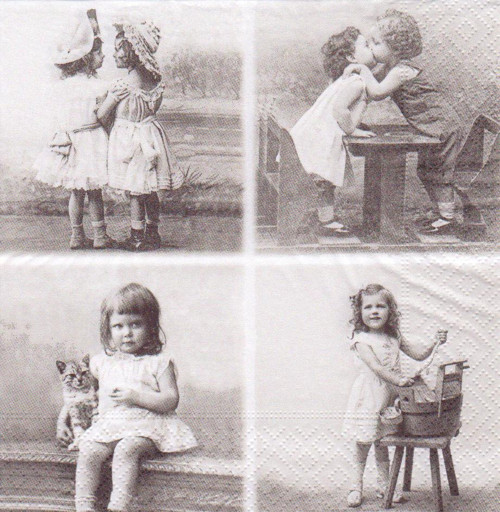 Ubrousek vintage - děti