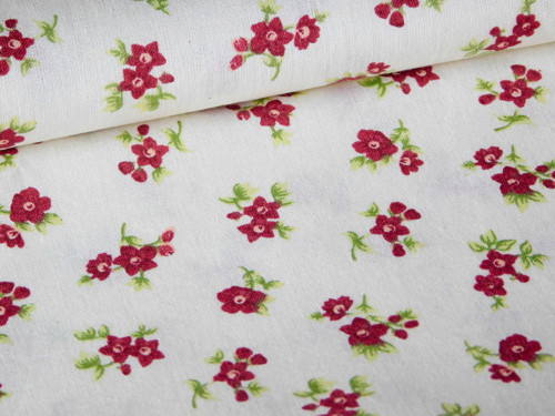 Látka - růžičky...patchwork — foto 1