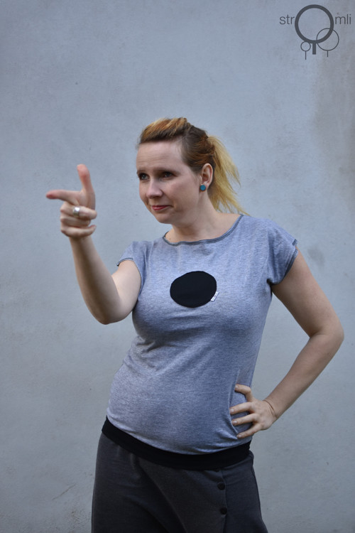 Šedé s kolem, vel. XL — foto 1