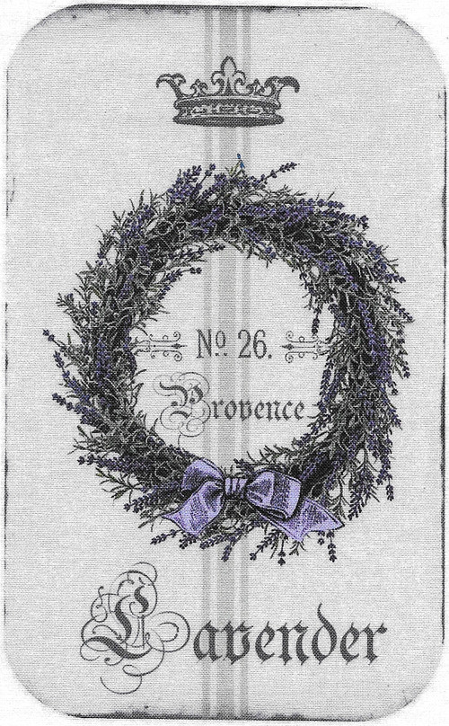 Bavlněná látka - panel 11,5 x 18,5 cm