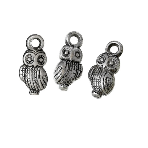 VÝPRODEJ - Sovička 15x7 mm 3D (4 ks) - plastová