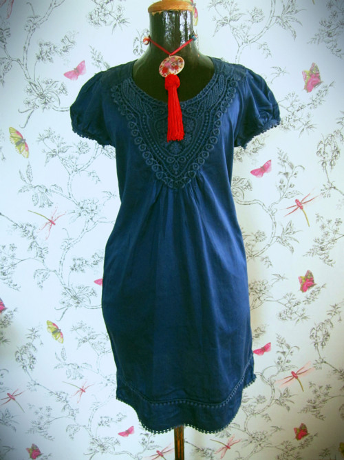 Šatečky denim blue — foto 1