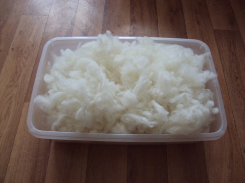 Praná ovčí vlna 100g — foto 1