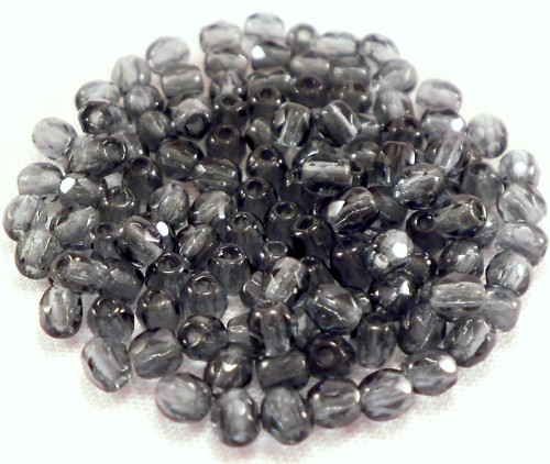 Broušené korále 3mm Montana Sapphire - 60ks