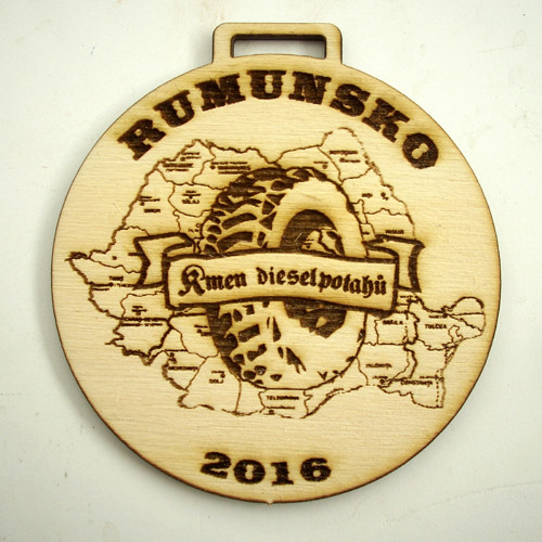 MEDAILE: "Rumunsko 2016 - kmen Dieselpotahů"