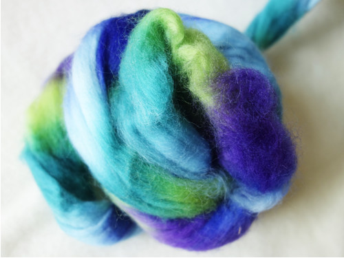 Australská vlna merino, Galaxy-zelenomodrá, 20 g