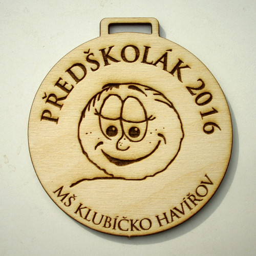 MEDAILE na přání: "PŘEDŠKOLÁK - MŠ Havířov"