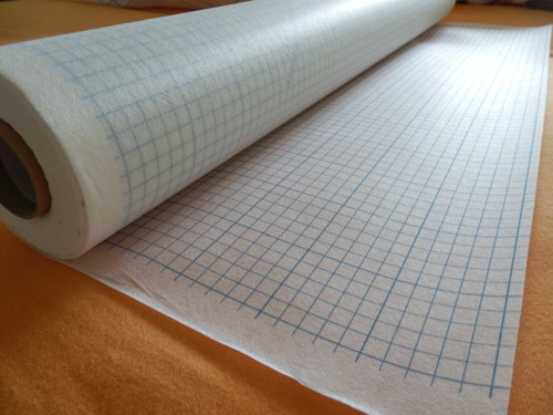 Textilní vložka s rastrem pro patchwork