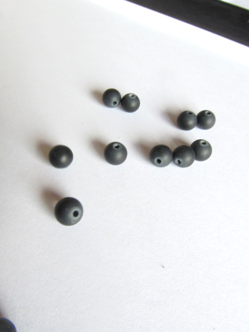 Onyx matný korálek - 6mm x 10ks