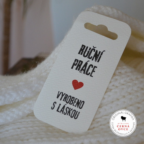 Cedulka - Ruční Práce, Vyrobeno S Láskou