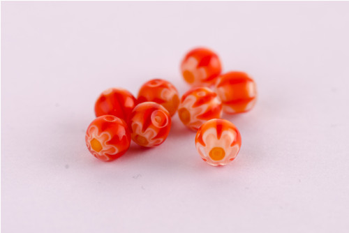 Korálky Millefiori 5mm 10ks