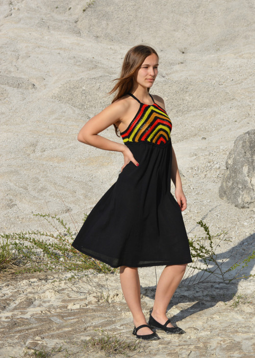 Black holiday dress — foto 1