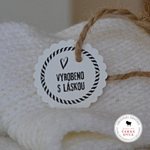 Cedulka - Vyrobeno S Láskou