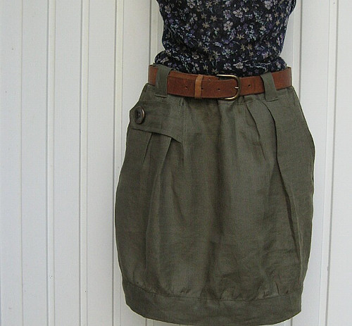 Lněná khaki — foto 1