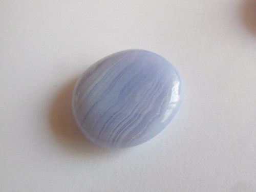 Chalcedon - tromlovaná placka 3,5 x 2,8cm
