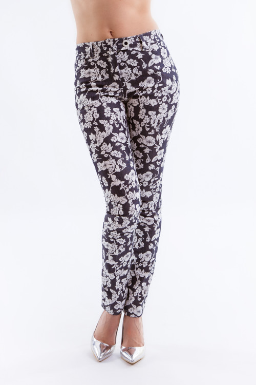 Nohavice Jeans Flower