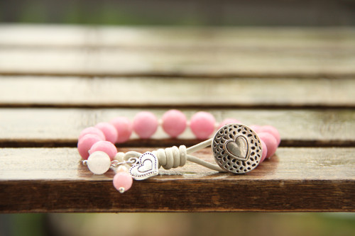Bohemian náramok pink — foto 1