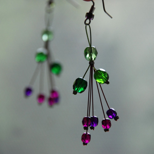 Fialové fuchsijky — foto 1