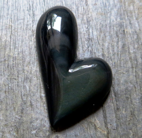 Duhový obsidián srdce-kabošon č.1 — foto 1