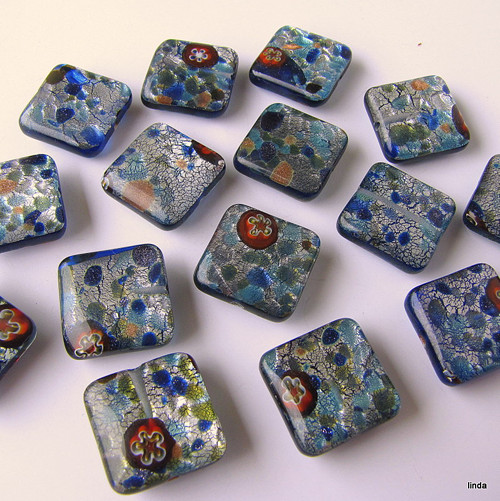 Murano * korálek * 18mm * 1 ks — foto 1