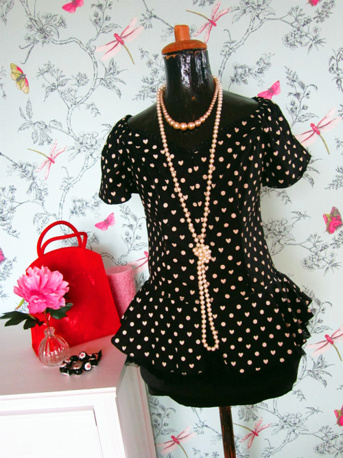 Halenka pin-up dots&hearts — foto 1
