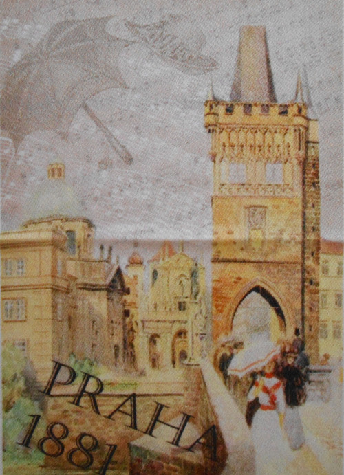 PANEL (2)- bavlněný satén 10 x 14 cm — foto 1