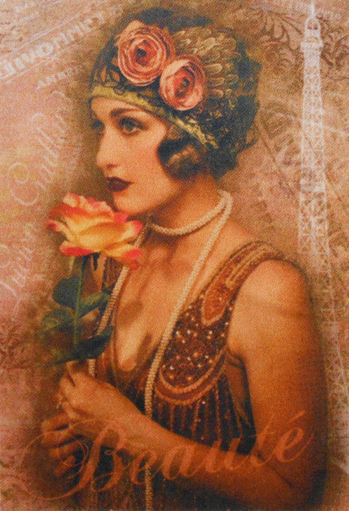 PANEL (2)- bavlněný satén 9 x 14 cm — foto 1
