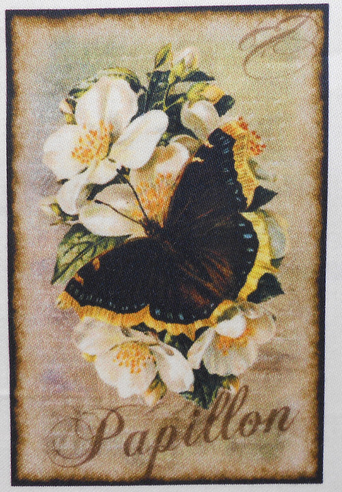 PANEL (2)- bavlněný satén 9 x 14 cm — foto 1