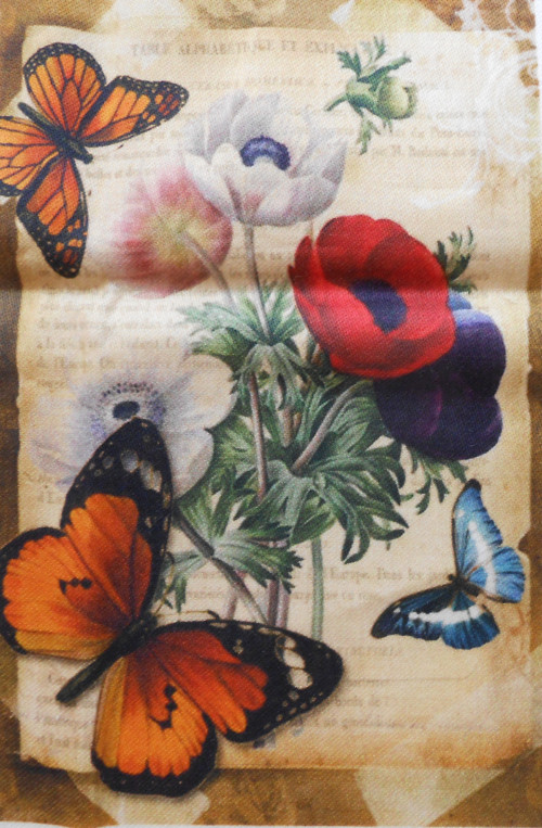 PANEL (2)- bavlněný satén 9 x 14 cm — foto 1