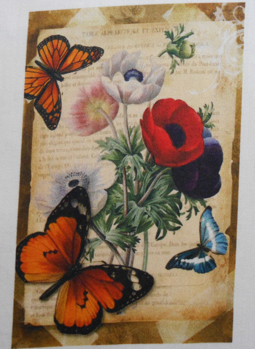 PANEL (2)- bavlněný satén 9 x 14 cm — foto 1