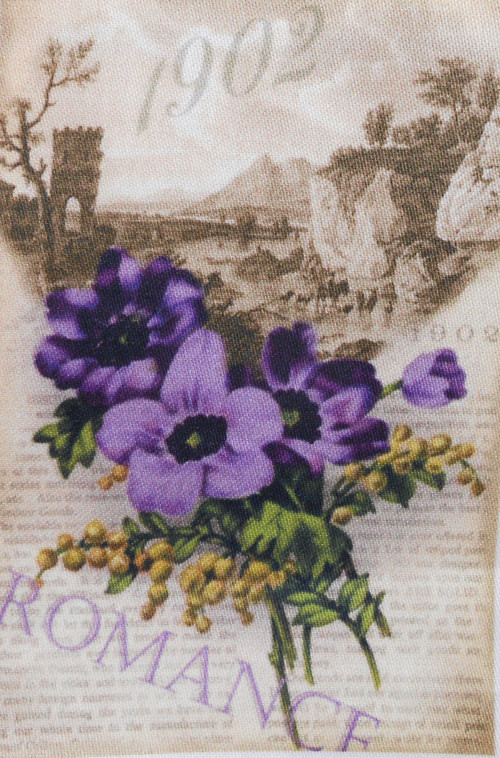 PANEL (2)- bavlněný satén 5 x 8 cm — foto 1